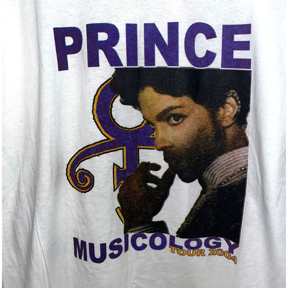 Prince Musicology Tour 2004 T-Shirt All Sport Max Weight Vintage Sz Large Unworn - Picture 4 of 12